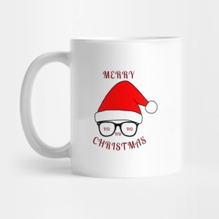 Merry Christmas ho ho ho - santa hat Mug